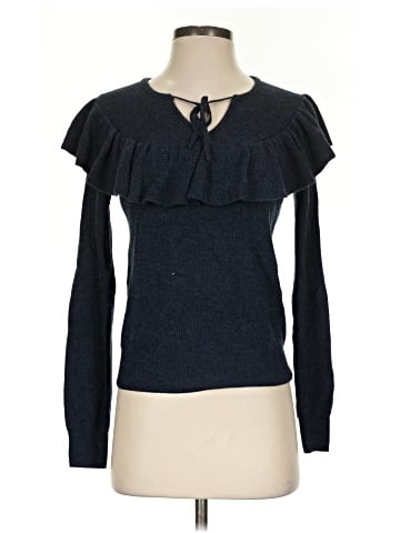Madewell Ruffled Tie-Front Pullover Sweater (view 1)