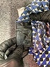 H&M 100% Polyester Houndstooth Blue Casual Dress Size S - photo 8