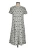 J. McLaughlin Print Gray Casual Dress Size S - photo 1