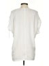 CAbi 100% Polyester White Short Sleeve Blouse Size XS - photo 2