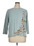 Alfred Dunner Teal Sweatshirt Size XL - photo 1