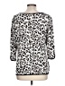 Chico's Animal Print Silver 3/4 Sleeve T-Shirt Size Lg (2) - photo 2