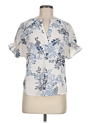 Floral & Ivy Short Sleeve Blouse (view 1)