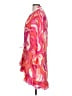 Rococo Sand 100% Viscose Print Orange Cocktail Dress Size L - photo 5