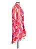 Rococo Sand 100% Viscose Print Orange Cocktail Dress Size L - photo 4