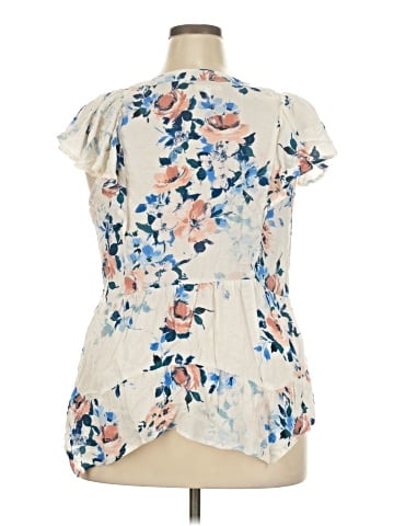 Maurices Short Sleeve Blouse (view 2)