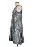 Elhoffer Essentials Animal Print Silver Cocktail Dress Size L - photo 5