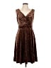 Grace Karin Animal Print Brown Cocktail Dress Size L - photo 1