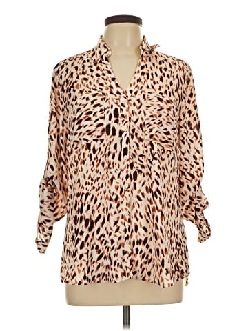 Express Outlet 3/4 Sleeve Blouse (view 1)