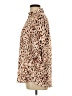 Express Outlet Animal Print Brown 3/4 Sleeve Blouse Size L - photo 5
