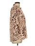 Express Outlet Animal Print Brown 3/4 Sleeve Blouse Size L - photo 4
