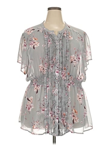 Torrid Short Sleeve Blouse (view 1)