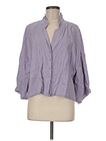 Out From Under 3/4 Sleeve Button-Down Shirt (view 1)