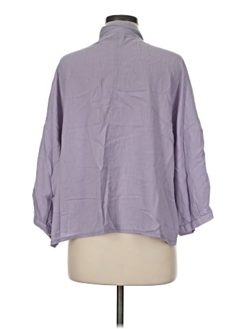 Out From Under 3/4 Sleeve Button-Down Shirt (view 2)
