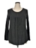 Popyoung Gray Long Sleeve Top Size XL - photo 1