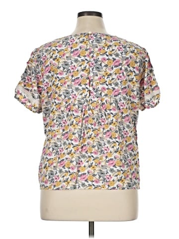 Suzanne Betro Short Sleeve Blouse (view 2)