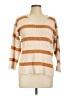 Roolee Stripes Tan Pullover Sweater Size L - photo 1