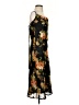 Lulus 100% Polyester Floral Black Casual Dress Size S - photo 4