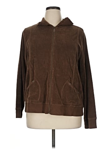 Spa by Chico's Zip Up Hoodie (view 1)