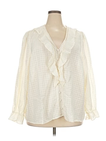 Torrid 3/4 Sleeve Blouse (view 1)