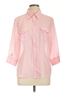 Croft & Barrow 3/4 Sleeve Button Down Shirt