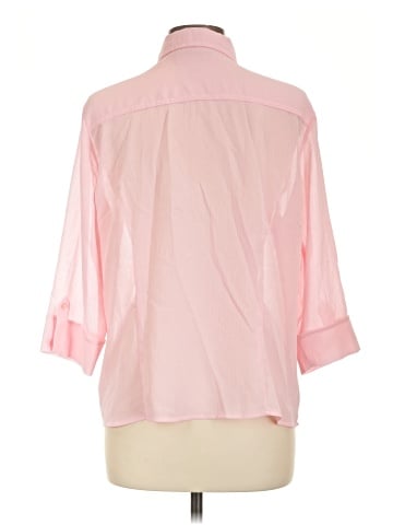 Croft & Barrow 3/4 Sleeve Button-Down Shirt (view 2)