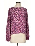 CAbi 100% Polyester Purple Long Sleeve Blouse Size XS - photo 1