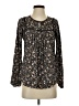 Downeast 100% Polyester Black Long Sleeve Blouse Size XS - photo 1