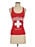 AMS 100% Cotton Red Sleeveless Top Size S - photo 1