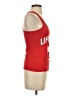AMS 100% Cotton Red Sleeveless Top Size S - photo 4