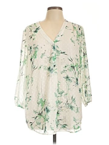 Jones New York 3/4 Sleeve Blouse (view 1)