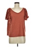 LC Lauren Conrad Brown Short Sleeve Top Size M - photo 1