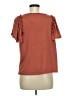LC Lauren Conrad Brown Short Sleeve Top Size M - photo 2