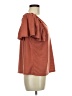 LC Lauren Conrad Brown Short Sleeve Top Size M - photo 4