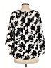 Vince Camuto Silver 3/4 Sleeve Blouse Size M - photo 2