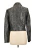 Diane von Furstenberg Metallic Animal Print Gray Jacket Size 10 - photo 2