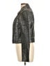 Diane von Furstenberg Metallic Animal Print Gray Jacket Size 10 - photo 5