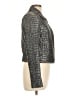 Diane von Furstenberg Metallic Animal Print Gray Jacket Size 10 - photo 4
