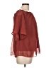 Bailey Blue 100% Polyester Burgundy 3/4 Sleeve Blouse Size L - photo 4
