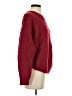 Unbranded 100% Polyester Solid Red Pullover Sweater Size S - photo 4