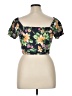 Old Navy Floral Black Tube Top Size 14 - 16 - photo 2