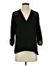 Express 100% Polyester Black 3/4 Sleeve Blouse Size XL - photo 1