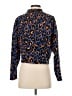 Zara Animal Print Blue Turtleneck Sweater Size S - photo 2