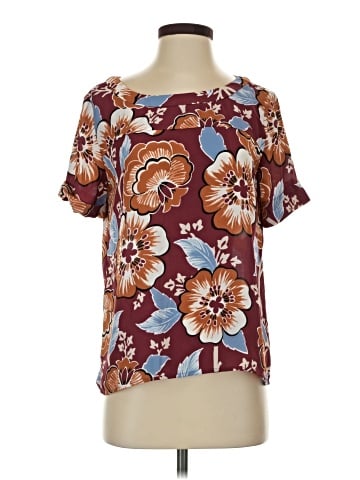 Ann Taylor LOFT Short Sleeve Blouse (view 1)