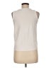 Ann Taylor LOFT Ivory Sleeveless T-Shirt Size M (petite) - photo 2