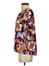 Ann Taylor LOFT 100% Polyester Burgundy Short Sleeve Blouse Size S - photo 5