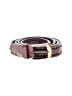 Unbranded 100% Other Burgundy Leather Belt Size L - photo 1