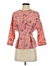Topshop 100% Polyester Pink 3/4 Sleeve Blouse Size 4 - photo 1