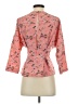 Topshop 100% Polyester Pink 3/4 Sleeve Blouse Size 4 - photo 2