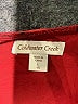 Coldwater Creek 100% Polyester Red Long Sleeve Blouse Size L - photo 7